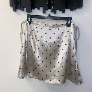 High rise satin a-line skirt from Superdown size M